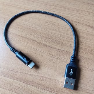USB 2.0 c type C плетеный короткий